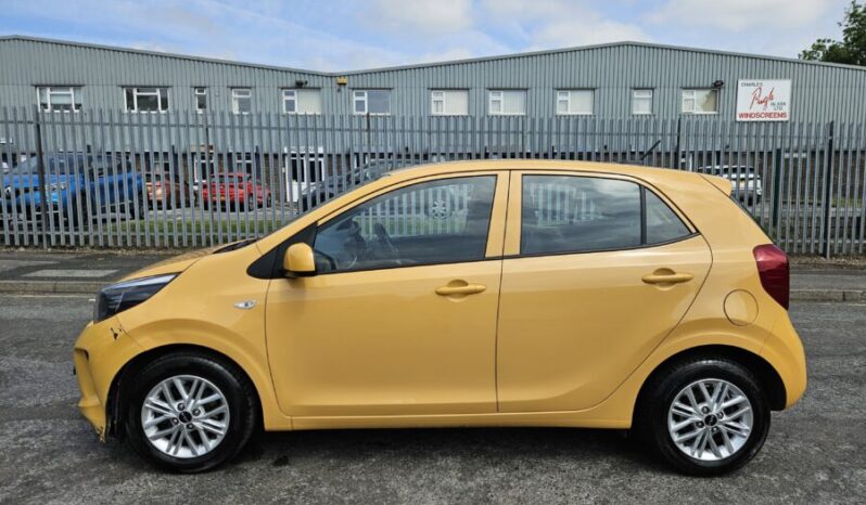 2023 73 Kia Picanto 1.0 2 5dr Yellow Damaged Salvage full
