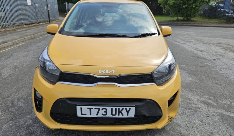 2023 73 Kia Picanto 1.0 2 5dr Yellow Damaged Salvage full