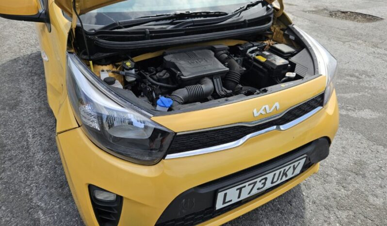 2023 73 Kia Picanto 1.0 2 5dr Yellow Damaged Salvage full
