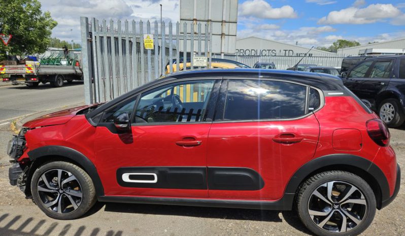 2023 Citroen C3 1.2 PureTech 110 Shine Plus 5dr Red Damaged Salvage full