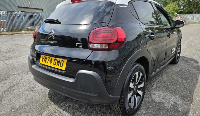 2024 74 Citroen C3 1.2 PureTech Plus 5dr Black Light Damaged Salvage full