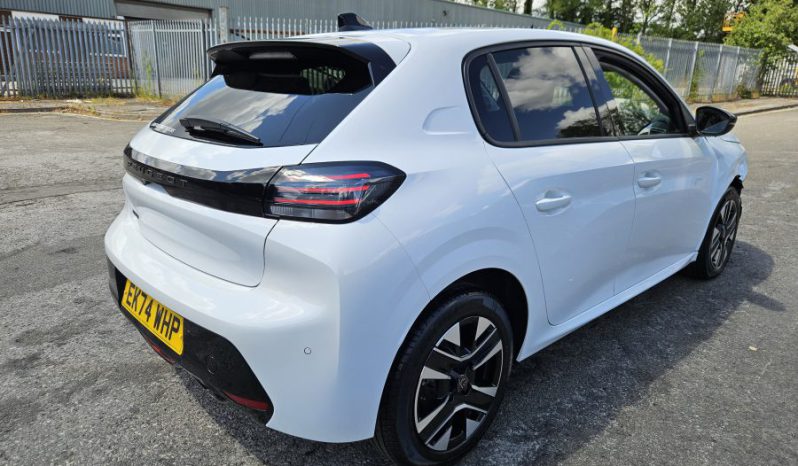 2025 Peugeot 208 1.2 PureTech 100 Allure 5dr White Damaged Salvage full