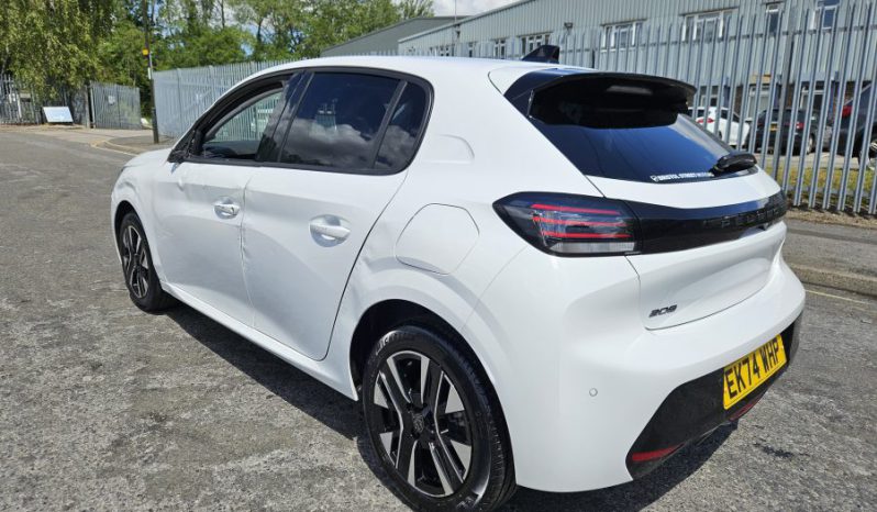 2025 Peugeot 208 1.2 PureTech 100 Allure 5dr White Damaged Salvage full
