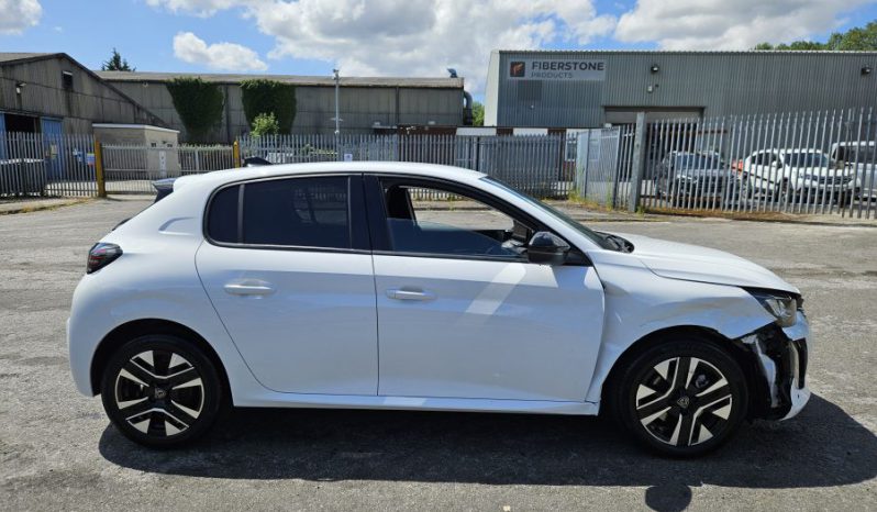 2025 Peugeot 208 1.2 PureTech 100 Allure 5dr White Damaged Salvage full