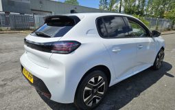 2025 Peugeot 208 1.2 PureTech 100 Allure 5dr White Damaged Salvage