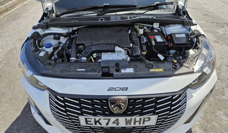 2025 Peugeot 208 1.2 PureTech 100 Allure 5dr White Damaged Salvage full