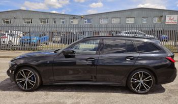 2021 21 BMW 3 SERIES 318d MHT M Sport 5dr Step Auto Black Damaged Salvage full