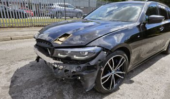 2021 21 BMW 3 SERIES 318d MHT M Sport 5dr Step Auto Black Damaged Salvage full
