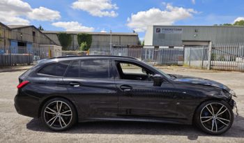 2021 21 BMW 3 SERIES 318d MHT M Sport 5dr Step Auto Black Damaged Salvage full
