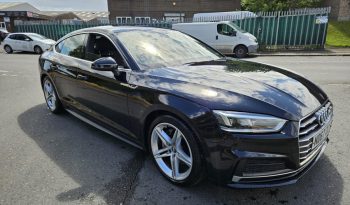 2018 AUDI A5 2.0 TDI Ultra S Line 5dr S Tronic Black Damaged Salvage CAT N full