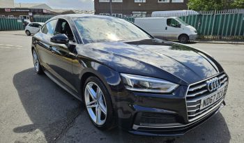 2018 AUDI A5 2.0 TDI Ultra S Line 5dr S Tronic Black Damaged Salvage CAT N full