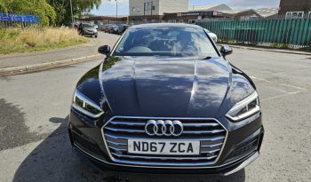 2018 AUDI A5 2.0 TDI Ultra S Line 5dr S Tronic Black Damaged Salvage CAT N full
