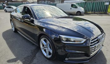 2018 AUDI A5 2.0 TDI Ultra S Line 5dr S Tronic Black Damaged Salvage CAT N full