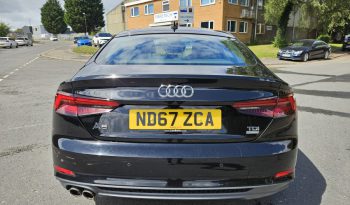 2018 AUDI A5 2.0 TDI Ultra S Line 5dr S Tronic Black Damaged Salvage CAT N full