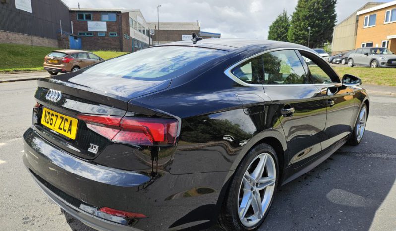 2018 AUDI A5 2.0 TDI Ultra S Line 5dr S Tronic Black Damaged Salvage CAT N full