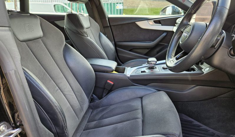 2018 AUDI A5 2.0 TDI Ultra S Line 5dr S Tronic Black Damaged Salvage CAT N full