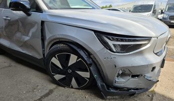 2024 24 VOLVO XC40 300kW Recharge Twin Core 82kWh AWD Auto Damaged Salvage CAT N full