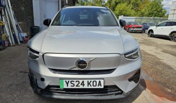 2024 24 VOLVO XC40 300kW Recharge Twin Core 82kWh AWD Auto Damaged Salvage CAT N full