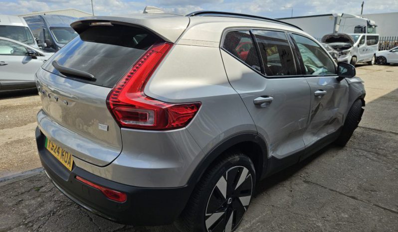 2024 24 VOLVO XC40 300kW Recharge Twin Core 82kWh AWD Auto Damaged Salvage CAT N full