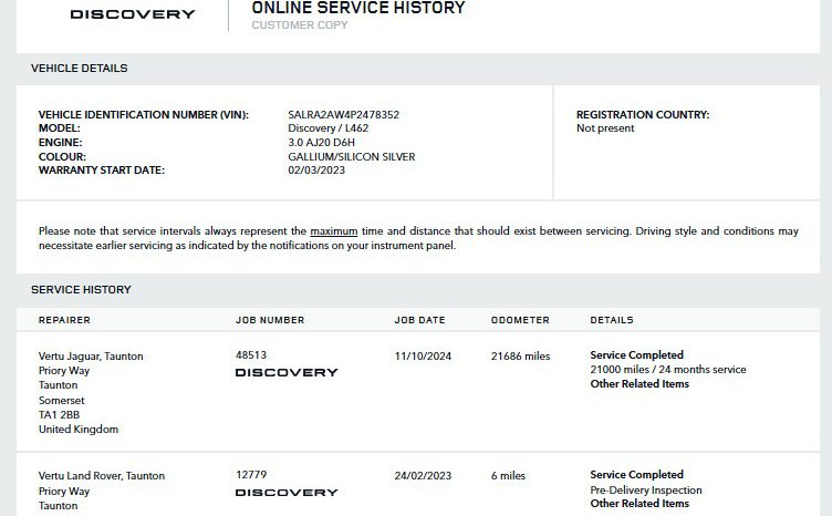 2023 23 LAND ROVER DISCOVERY 3.0 D300 R-Dynamic HSE 5dr Auto Damaged Repaired full