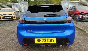 2023 PEUGEOT 208 1.2 PureTech 100 GT 5dr EAT8 Auto Blue Damaged Salvage full