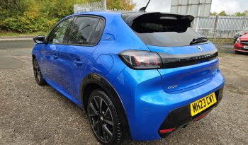 2023 PEUGEOT 208 1.2 PureTech 100 GT 5dr EAT8 Auto Blue Damaged Salvage full