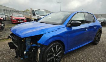 2023 PEUGEOT 208 1.2 PureTech 100 GT 5dr EAT8 Auto Blue Damaged Salvage full
