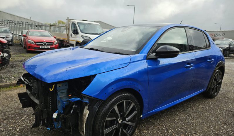 2023 PEUGEOT 208 1.2 PureTech 100 GT 5dr EAT8 Auto Blue Damaged Salvage full