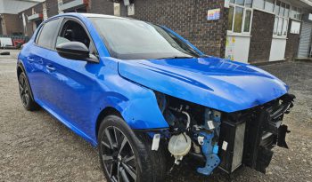 2023 PEUGEOT 208 1.2 PureTech 100 GT 5dr EAT8 Auto Blue Damaged Salvage full
