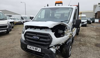 2024 74 FORD TRANSIT 2.0 EcoBlue 130ps RWD Chassis Cab Damaged Salvage full