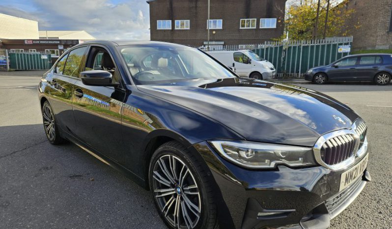 2021 21 BMW 3 SERIES 318D Diesel Sport Black Damaged Repaired CAT N full