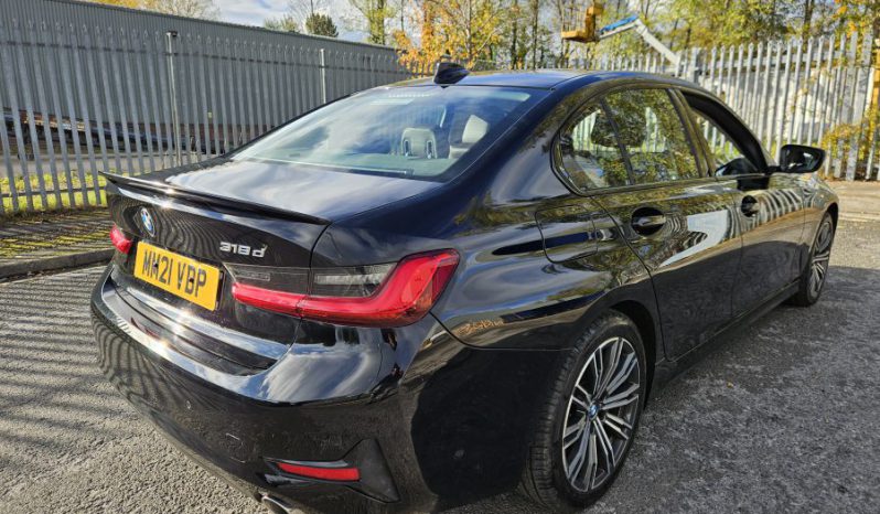 2021 21 BMW 3 SERIES 318D Diesel Sport Black Damaged Repaired CAT N full
