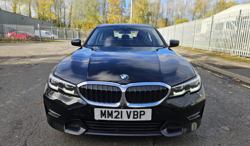 2021 21 BMW 3 SERIES 318D Diesel Sport Black Damaged Repaired CAT N full