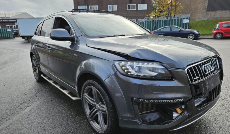 2014 AUDI Q7 3.0 TDI 245 Quattro S Line Sport Ed Auto 7ST Damaged Salvage CAT N full