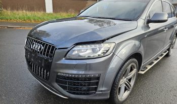 2014 AUDI Q7 3.0 TDI 245 Quattro S Line Sport Ed Auto 7ST Damaged Salvage CAT N full