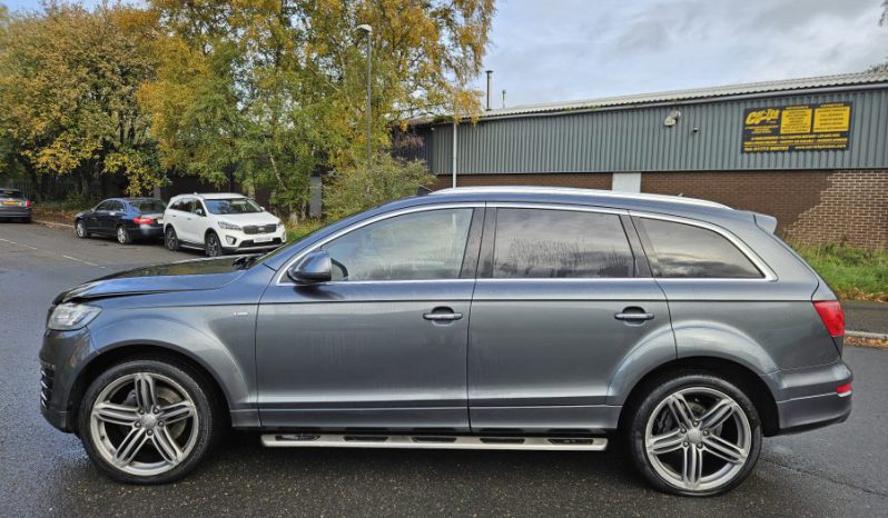 2014 AUDI Q7 3.0 TDI 245 Quattro S Line Sport Ed Auto 7ST Damaged Salvage CAT N full