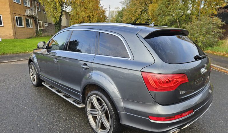 2014 AUDI Q7 3.0 TDI 245 Quattro S Line Sport Ed Auto 7ST Damaged Salvage CAT N full