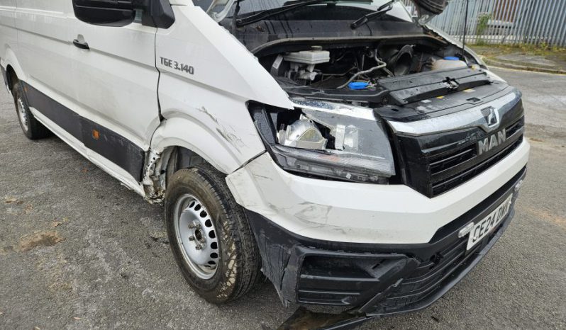 2024 24 MAN TGE 140 Lion XS Van 3.5T White Damaged Salvage full