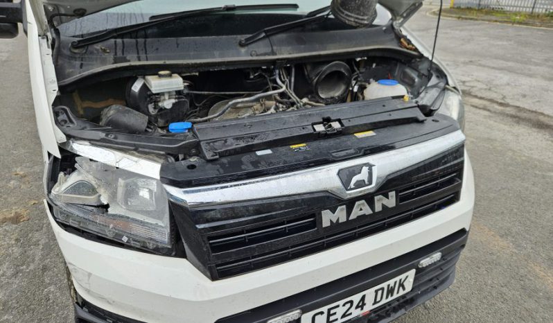 2024 24 MAN TGE 140 Lion XS Van 3.5T White Damaged Salvage full