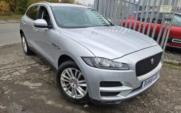 2016 66 JAGUAR F-PACE 2.0d Portfolio 5dr AWD Silver UNRECORDED DAMAGED SALVAGE
