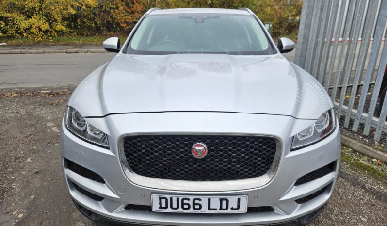 2016 66 JAGUAR F-PACE 2.0d Portfolio 5dr AWD Silver UNRECORDED DAMAGED SALVAGE full
