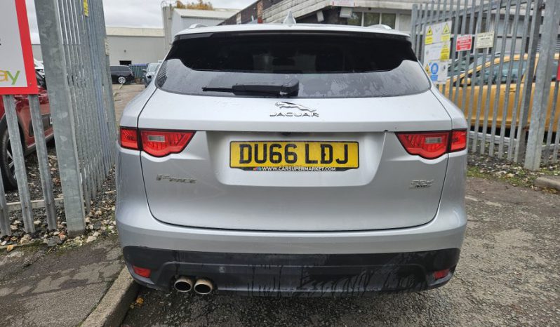 2016 66 JAGUAR F-PACE 2.0d Portfolio 5dr AWD Silver UNRECORDED DAMAGED SALVAGE full