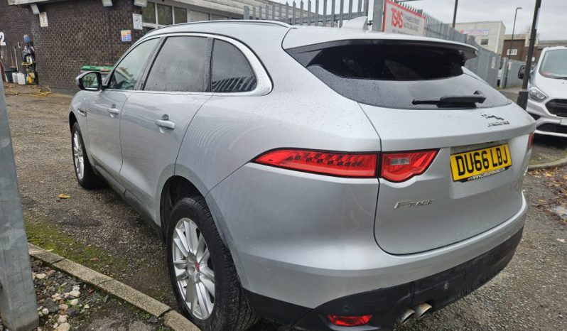 2016 66 JAGUAR F-PACE 2.0d Portfolio 5dr AWD Silver UNRECORDED DAMAGED SALVAGE full