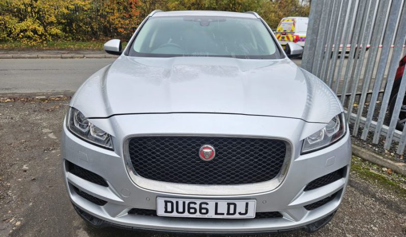 2016 66 JAGUAR F-PACE 2.0d Portfolio 5dr AWD Silver UNRECORDED DAMAGED SALVAGE full