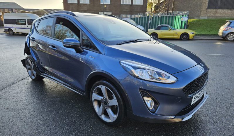 2020 Ford Fiesta 1.0 EcoBoost 95 Active Edition 5dr Blue Damaged Salvage full