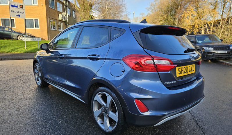 2020 Ford Fiesta 1.0 EcoBoost 95 Active Edition 5dr Blue Damaged Salvage full