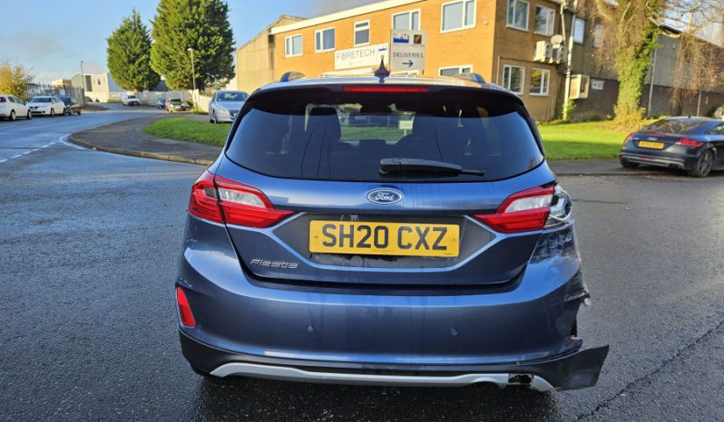 2020 Ford Fiesta 1.0 EcoBoost 95 Active Edition 5dr Blue Damaged Salvage full