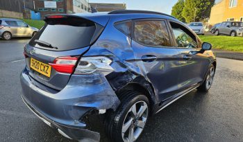 2020 Ford Fiesta 1.0 EcoBoost 95 Active Edition 5dr Blue Damaged Salvage full