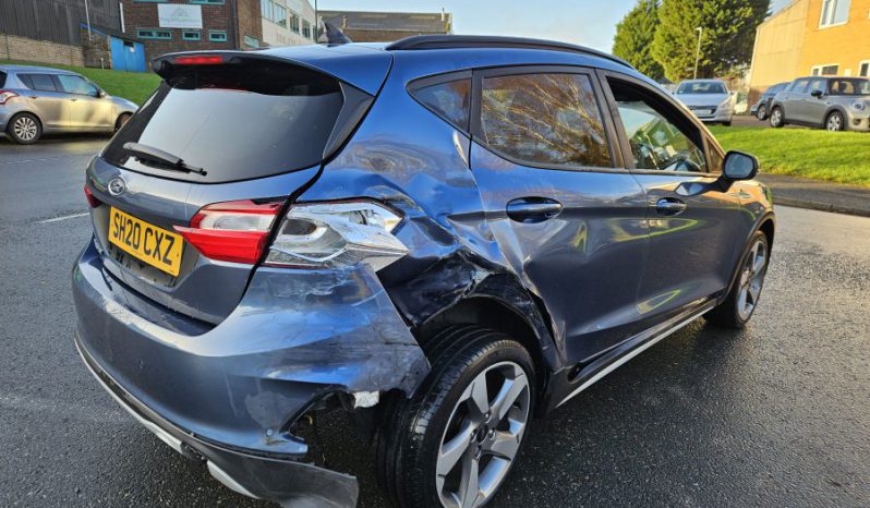 2020 Ford Fiesta 1.0 EcoBoost 95 Active Edition 5dr Blue Damaged Salvage full