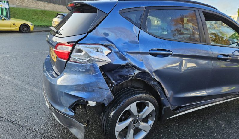 2020 Ford Fiesta 1.0 EcoBoost 95 Active Edition 5dr Blue Damaged Salvage full